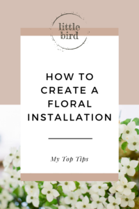 how to create a foliage installation