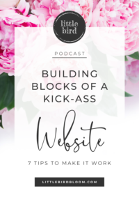 podcast for florists building blocks of a kick ass website