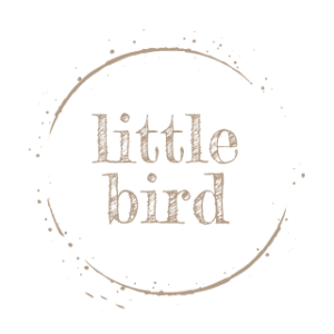 little bird bloom logo gold