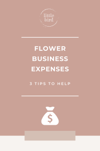 how to manage flower business expenses