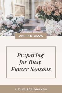 this is for blog post preparing for busy seasons