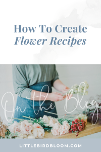 This is about Floral Design Recipe