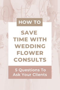 This is about How to Wedding Florist Consults
