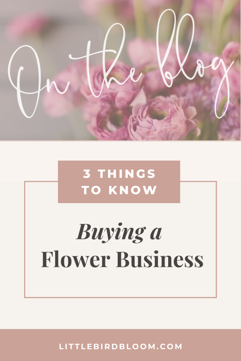 How to Buy a Flower Business