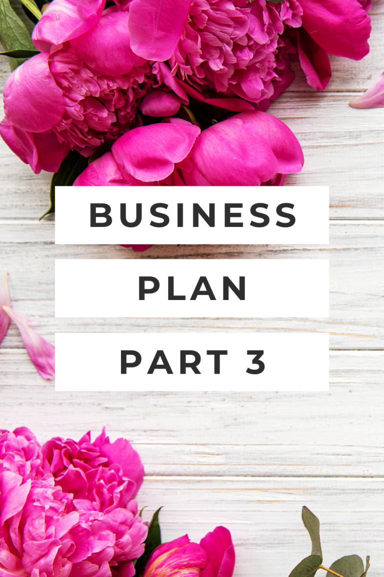 business plan part 3 podcast business for florists