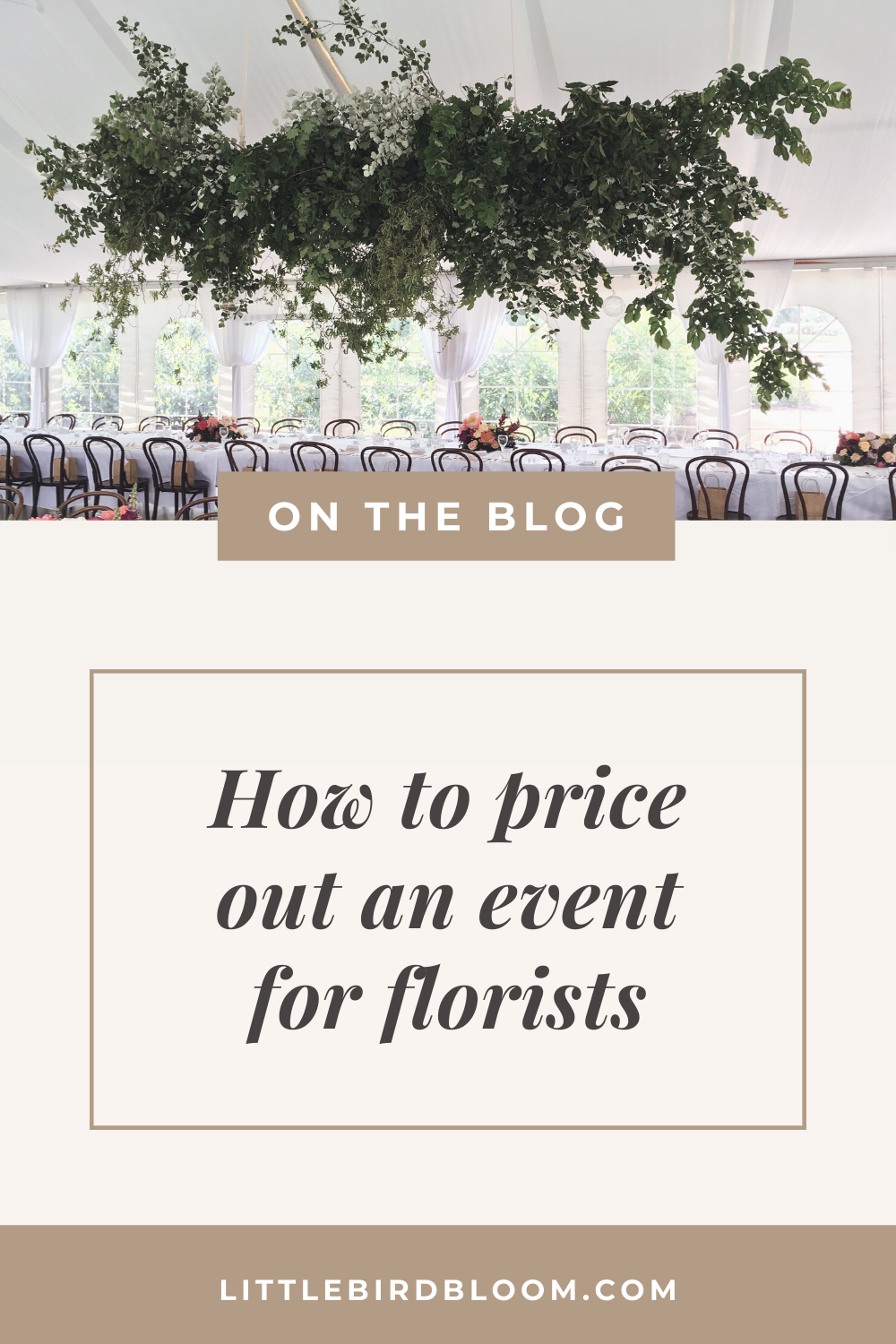 Blog Post – how to price out an event for florists