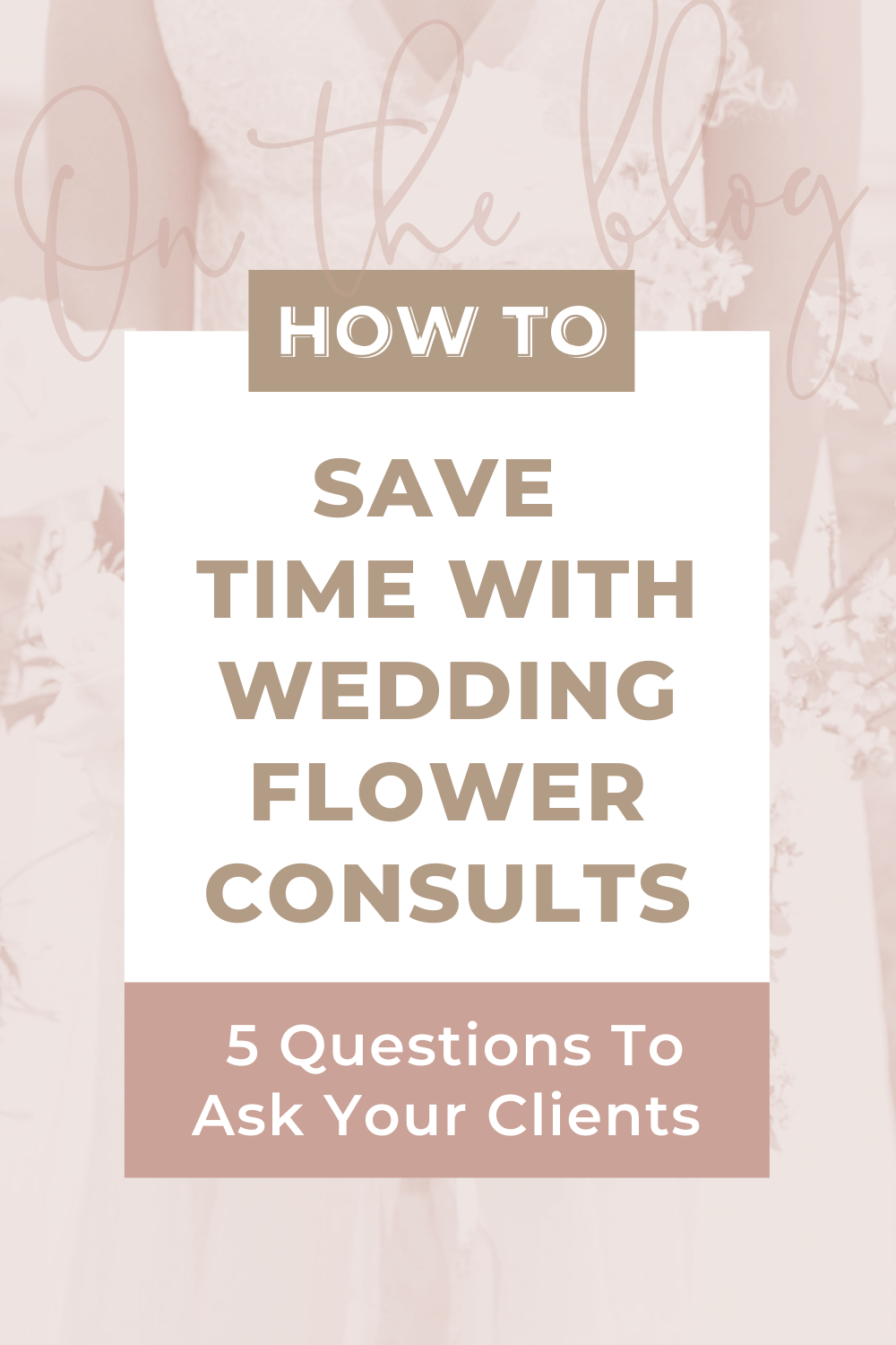 How to Wedding Florist Consults